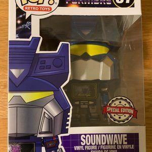 Funko Pop! Retro Toys Transformers Soundwave Special Edition 37 Vinyl